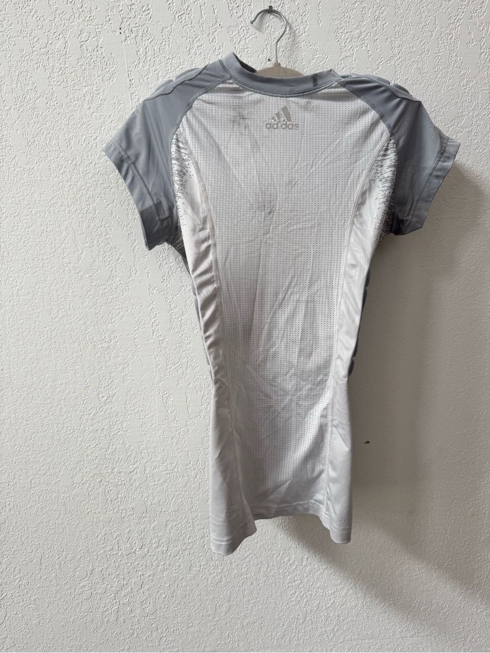 Adidas integrated 5-padded 2-tone football compression shirt worn under pads